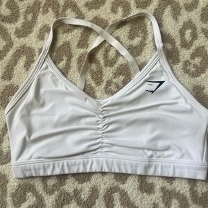 White Sports Bra